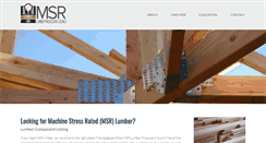 Desktop Screenshot of msrlumber.org